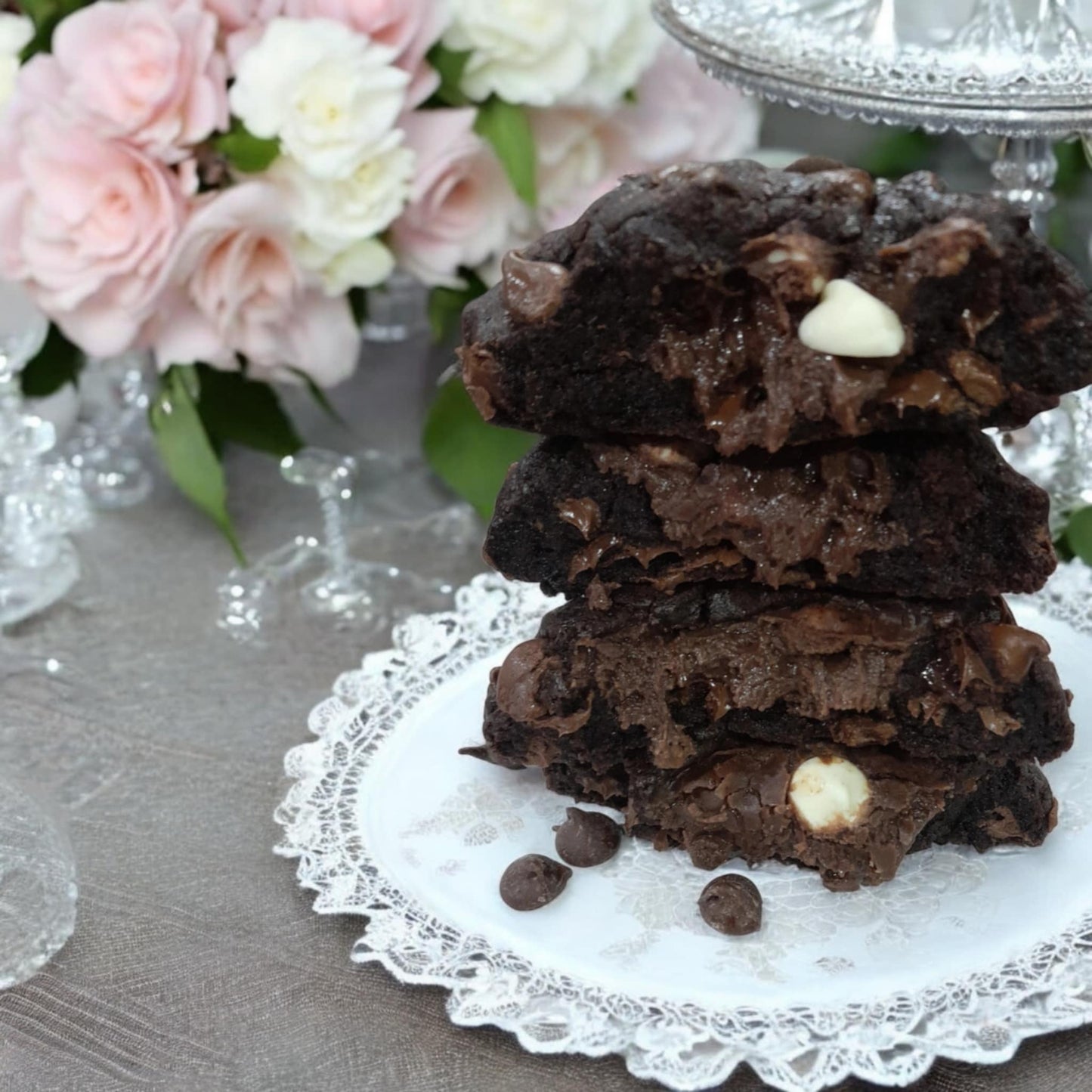 Dark Chocolate Fudgy Cookie